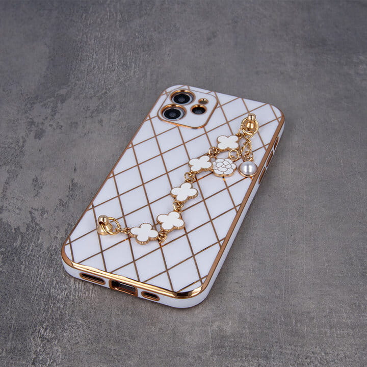 Etui Glamour do Samsung Galaxy S22 białe