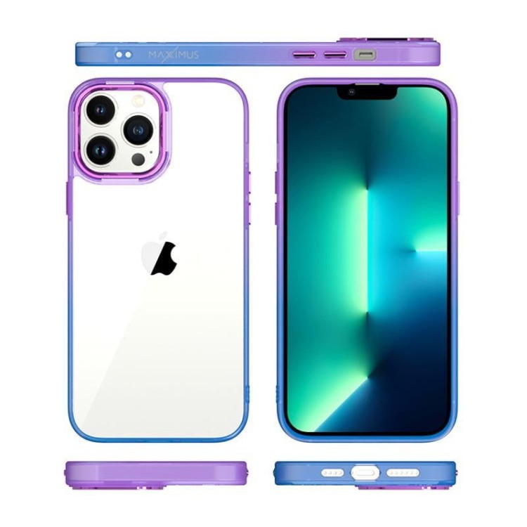 Etui MX Rainbow do Samsung Galaxy S23 Ultra fioletowo-niebieski