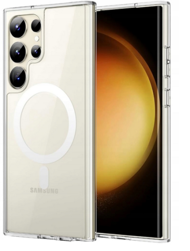 Etui Anti Shock 1,5mm Magsafe do Samsung Galaxy S23 Ultra transparentne