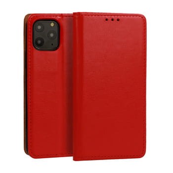 Etui Book Specjal do Samsung Galaxy S23 Plus czerwony ze skórki