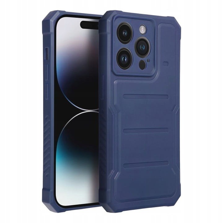 Etui Heavy Duty do iPhone 15 Plus granat