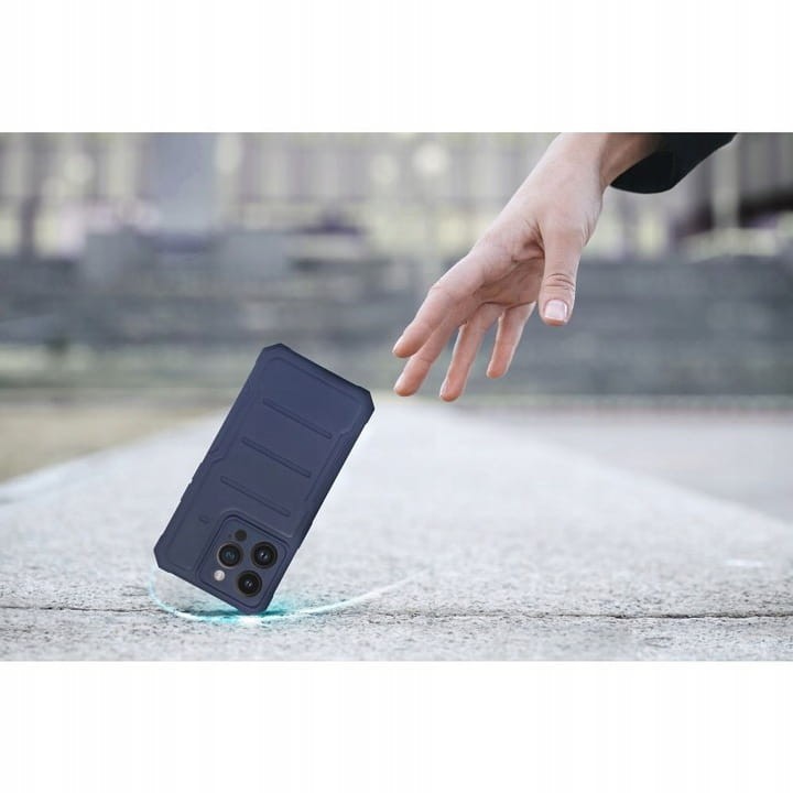 Etui Heavy Duty do iPhone 15 Plus granat