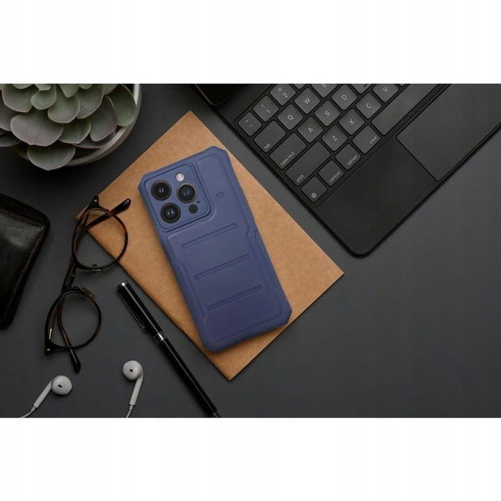 Etui Heavy Duty do iPhone 15 Plus granat
