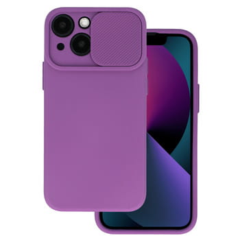 Etui Camshield Soft iPhone 15 Plus fiolet